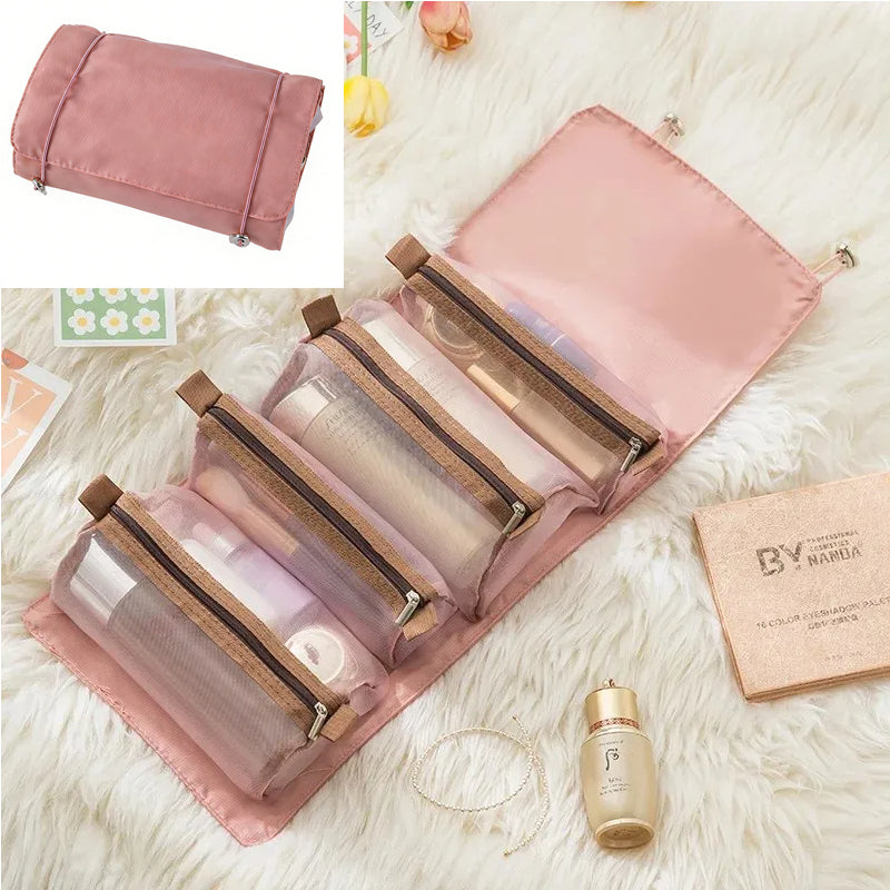 Roll-Up Toiletry Bag, 4-in-1 with Removable Mesh Pouches – image 2
