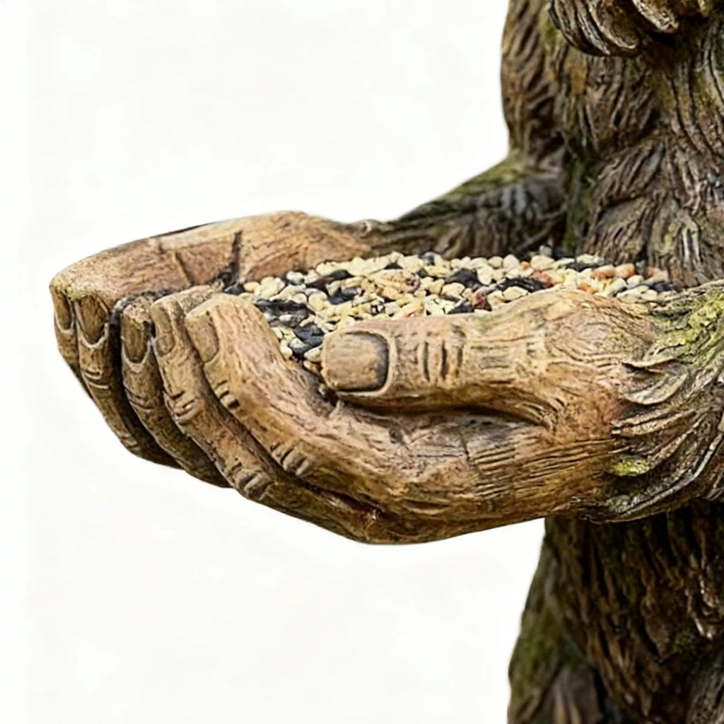 Bigfoot Bird Feeder, Resin Tree Sculpture for Outdoor Yard – image 4