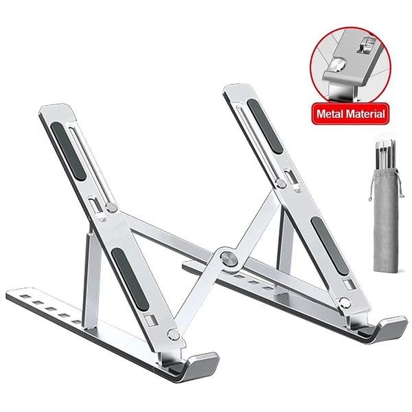 Laptop Stand, Foldable Adjustable Metal Notebook Holder