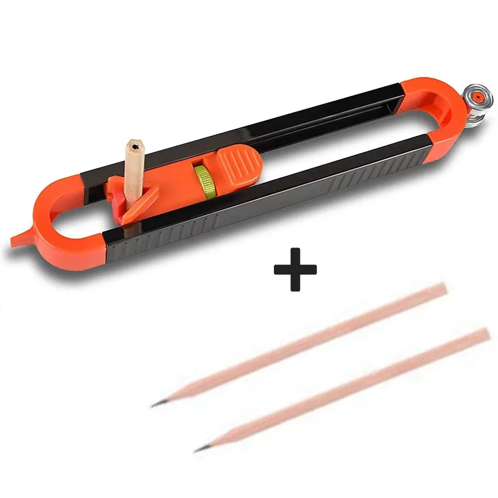 Contour Gauge with Lock – Profile Scribing Ruler Duplicator