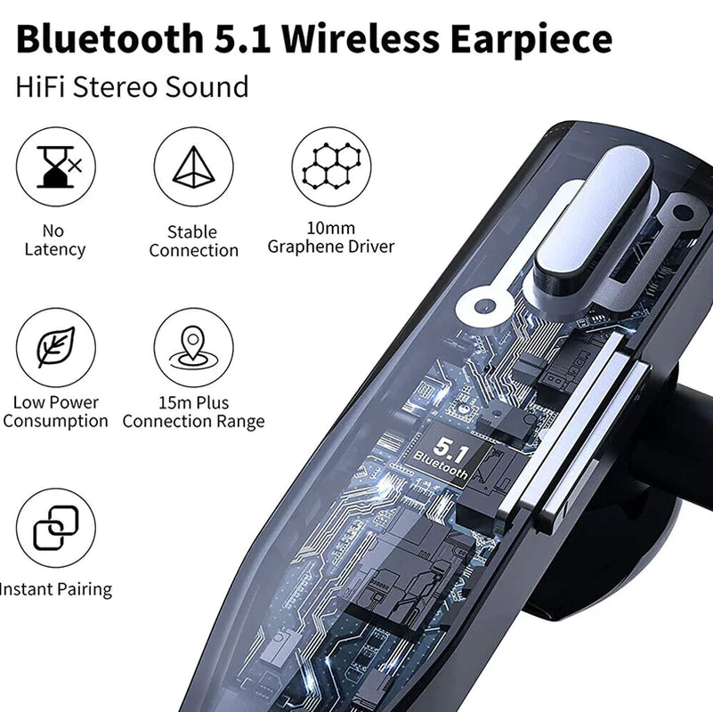 Trucker Wireless Headset with Boom Mic, Noise Cancelling – image 4