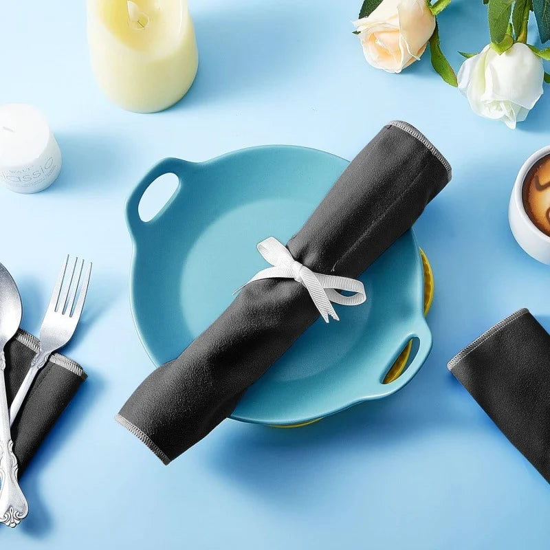 Cutlery Storage Bag – Felt Dustproof Tableware Organizer – image 5