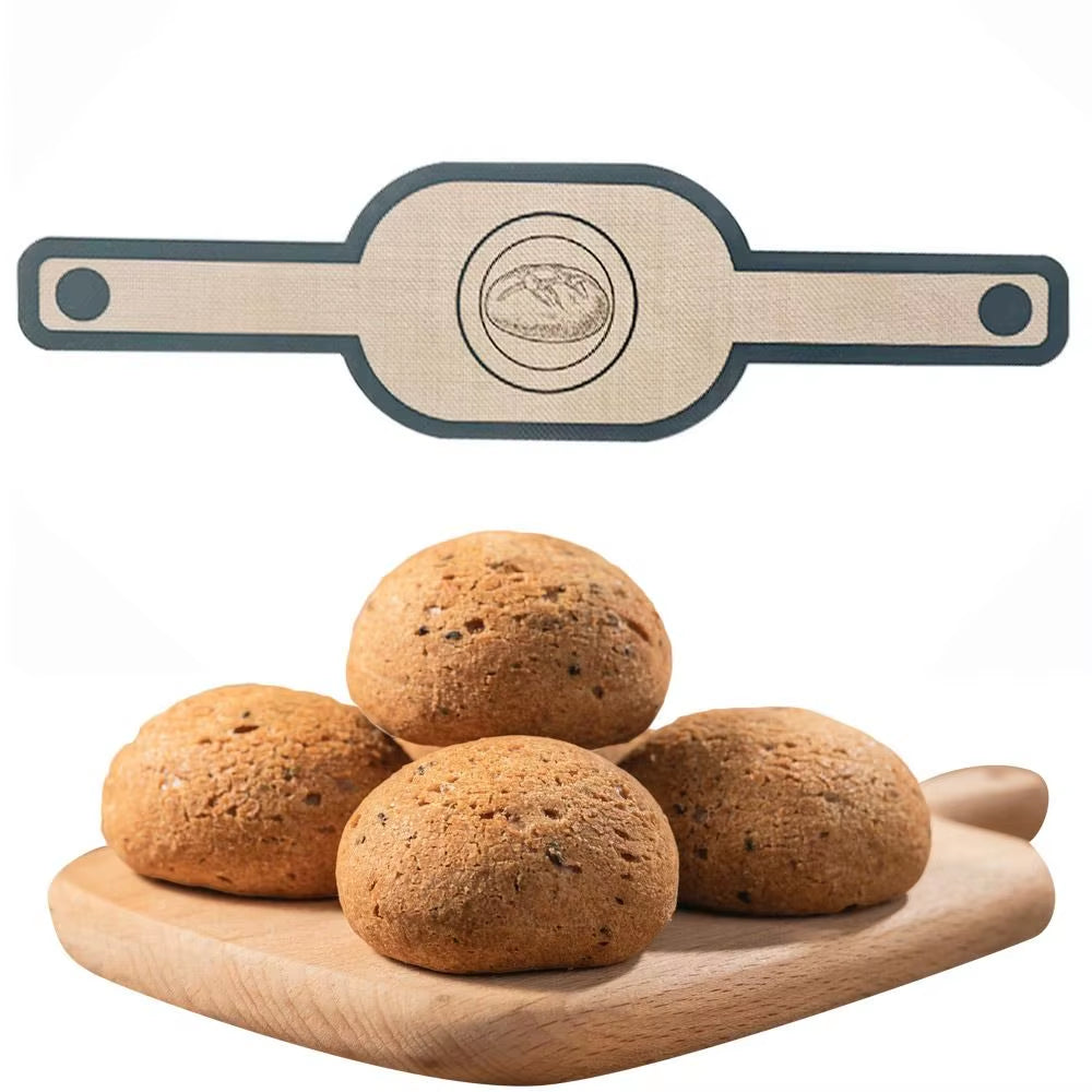Silicone Bread Sling – Non-Stick Baking Mat with Long Handles – image 4