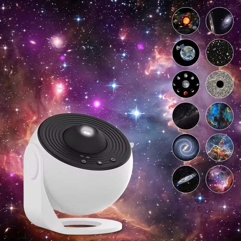 Starry Sky Galaxy Projector - 360 Degree Rotating Planetarium Night Light