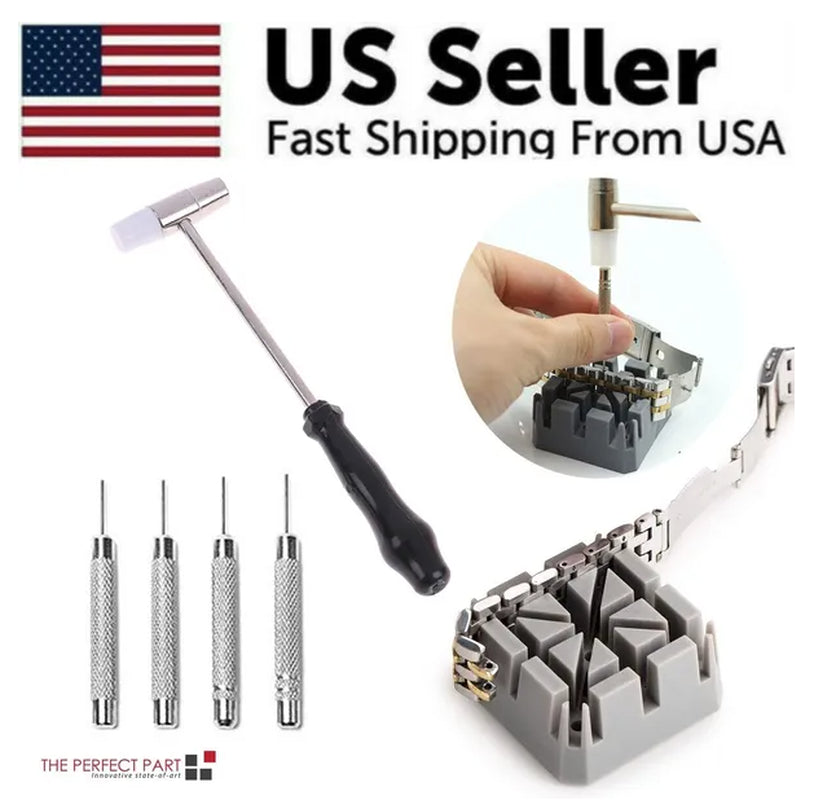 Watch Link Remover Tool Kit – Band Pin Punch Set – image 2