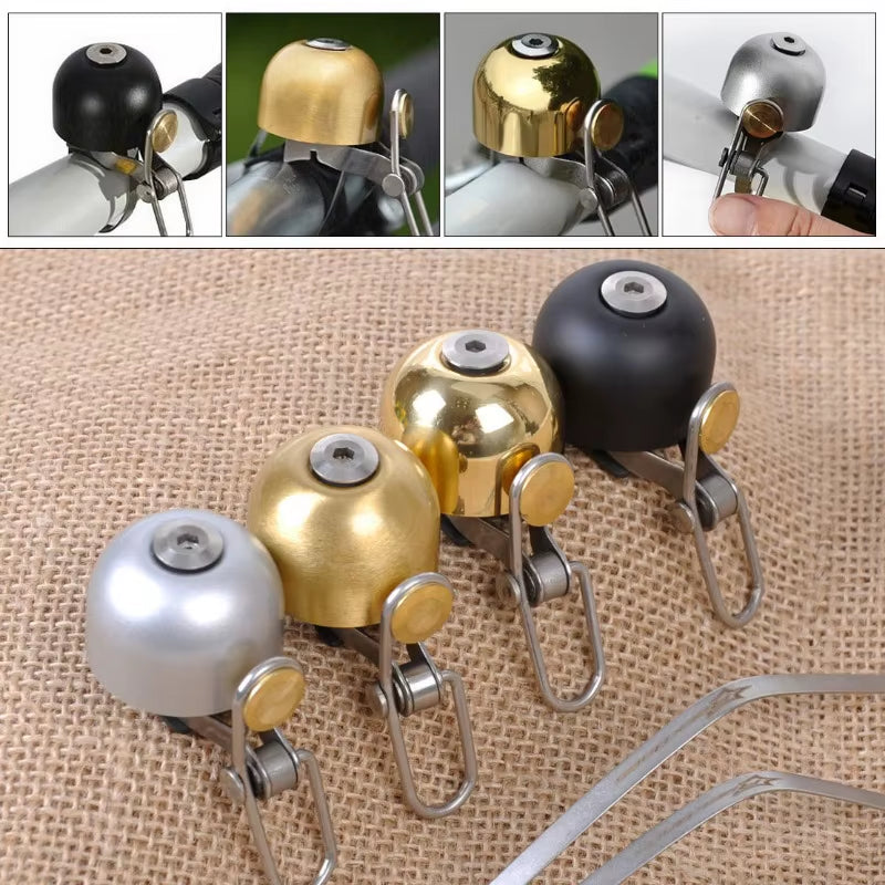 Bicycle Bell - Classic Copper Handlebar Ring Bell, Loud Sound – image 2