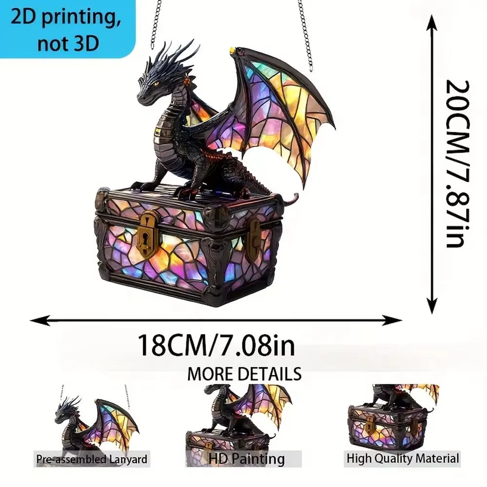 Dragon Suncatcher Decorative Window Sign – image 6