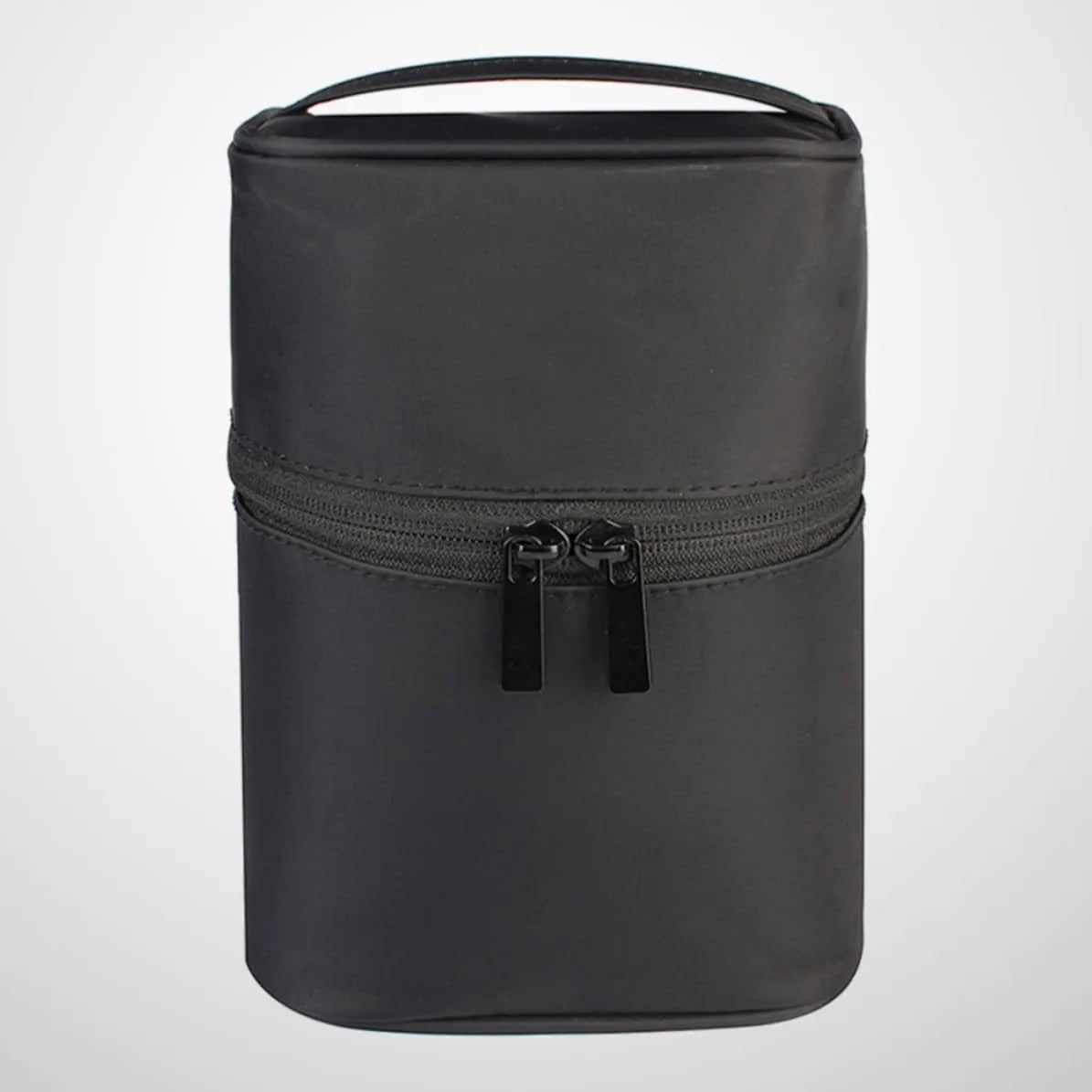 Toiletry Bag – Waterproof Nylon with Top Handle, Black – image 7
