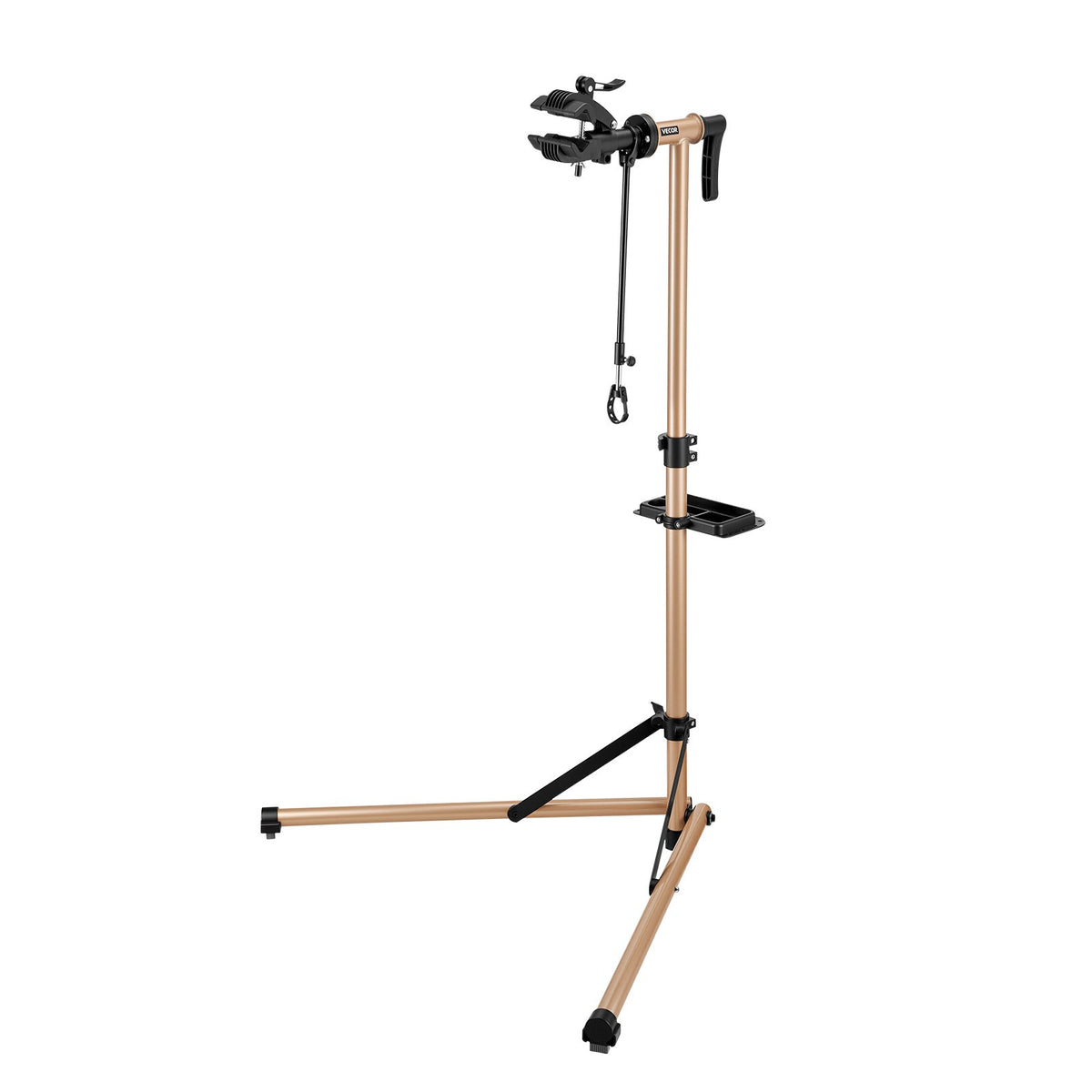 Bike Repair Stand, 88 lb Foldable Work Stand with Tool Tray
