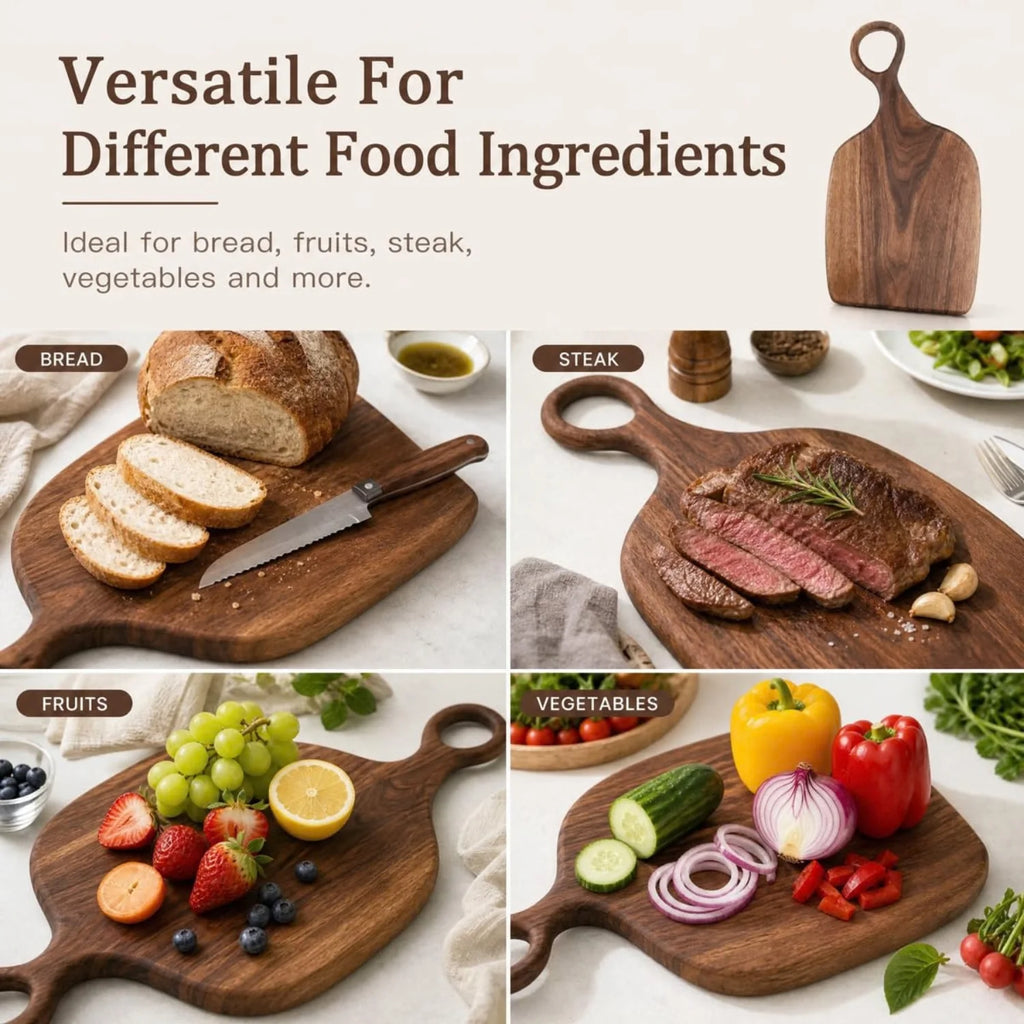 Cutting Board Set, Walnut Wood Charcuterie Boards, 2 Pieces – image 5