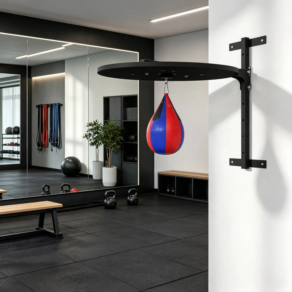 Wall Mounted Speed Bag Platform, Height Adjustable with Swivel Bag – image 2