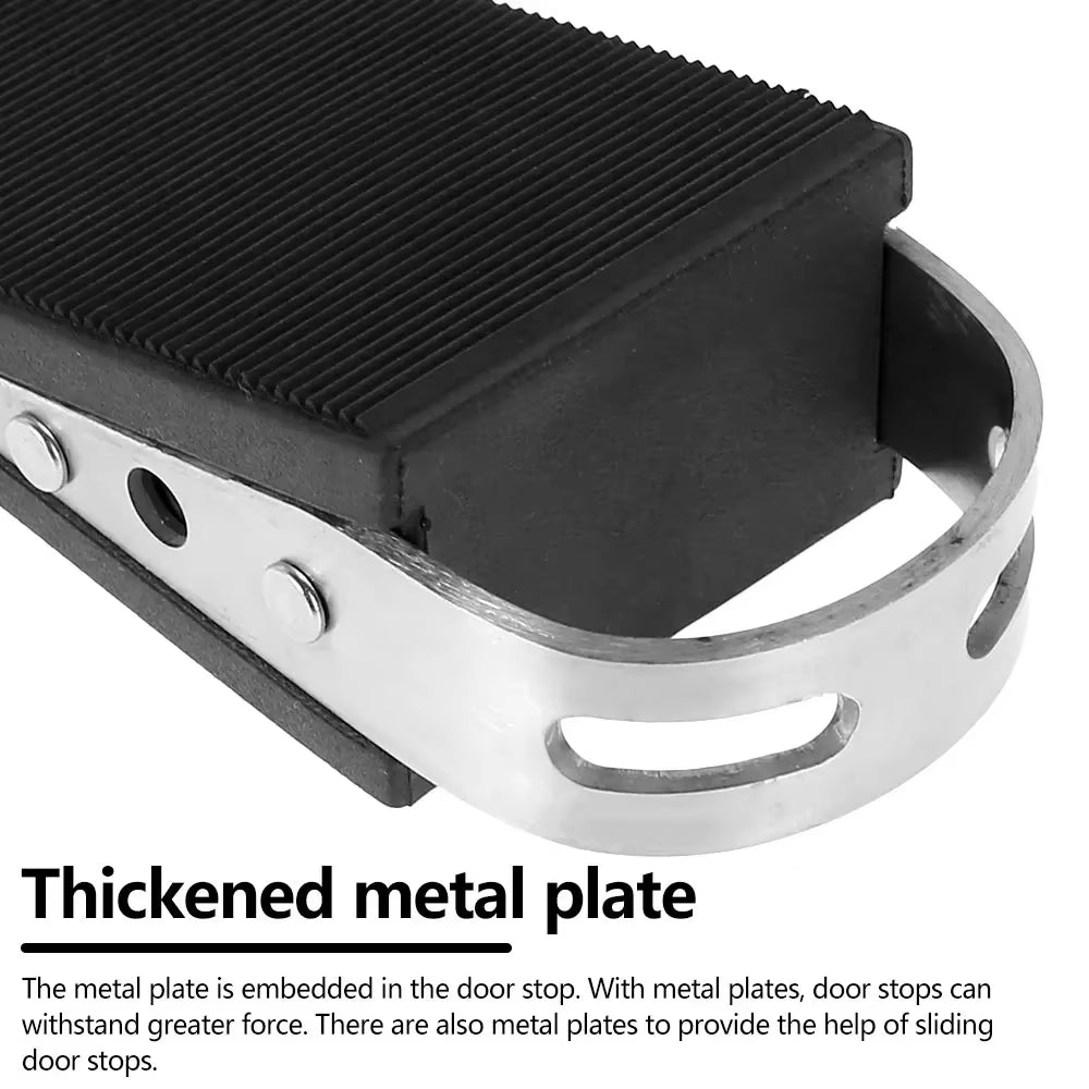 Heavy Duty Door Stopper Wedge – Metal and Rubber Non-Slip Doorstop – image 6