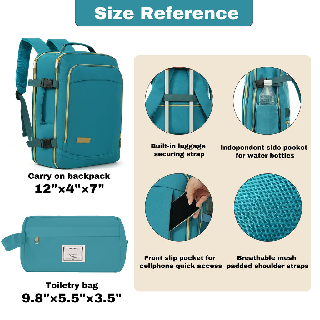 3-Piece Luggage Set, 28 in Checked Suitcase, Duffel and Toiletry Bag – image 7