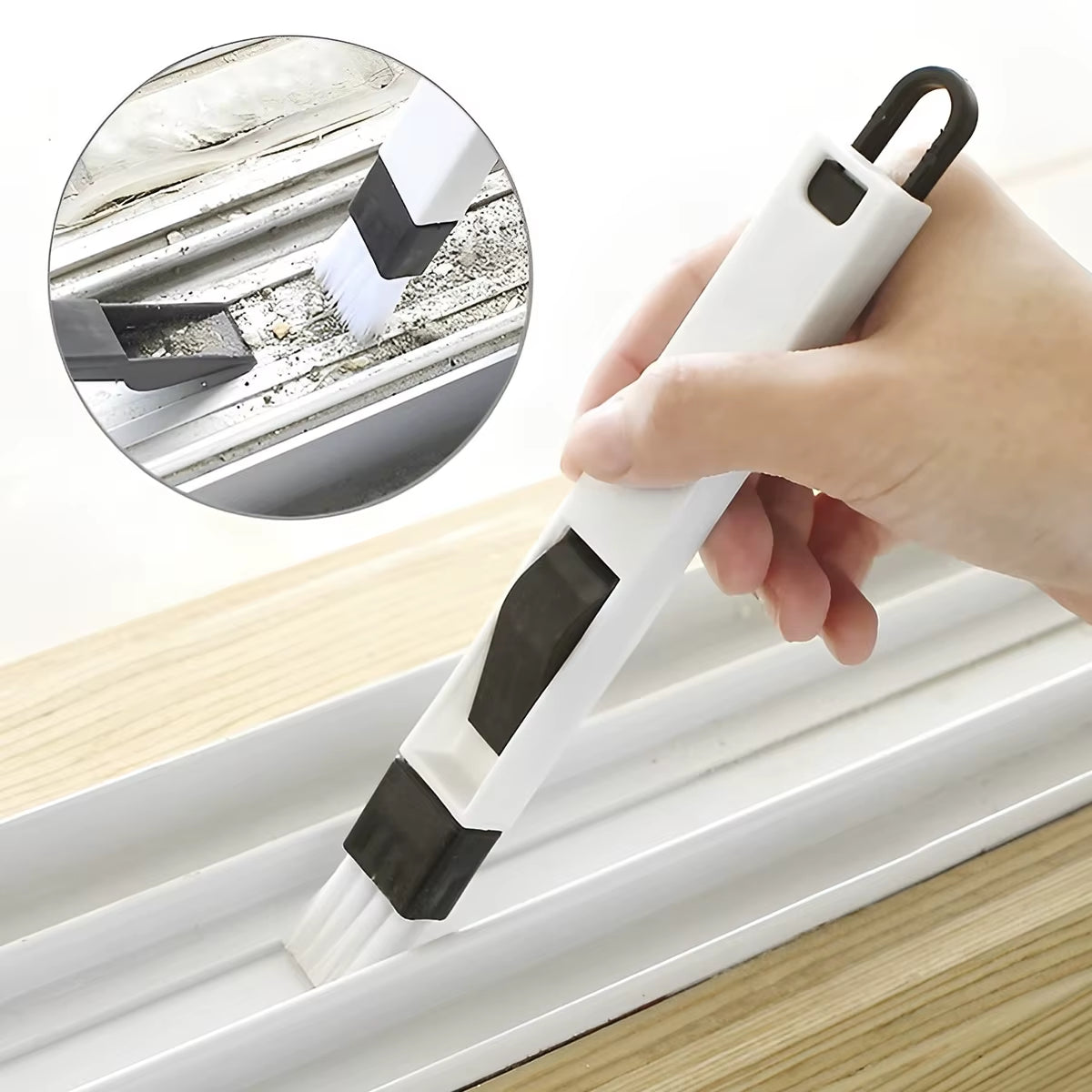 9-Piece Grout & Crevice Brush Set - Tile, Window Track & Gap Cleaner – image 5