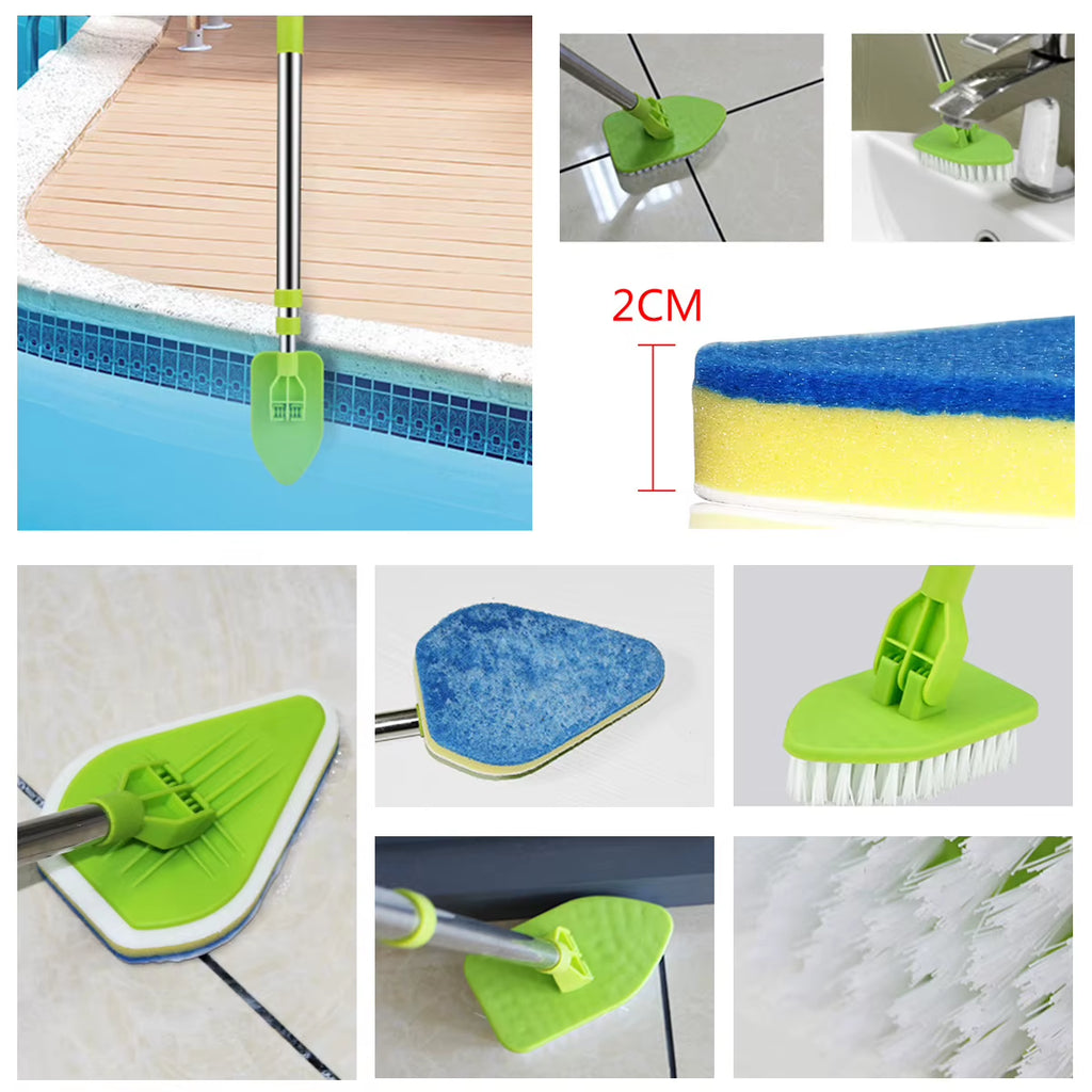Tub and Tile Scrubber – Extendable Bathroom Cleaning Brush Set – image 7