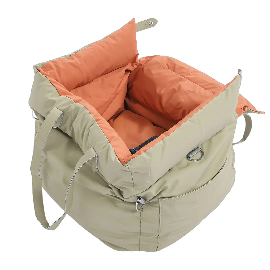 Dog Car Seat Bed – Portable Washable Pet Travel Bed – image 3