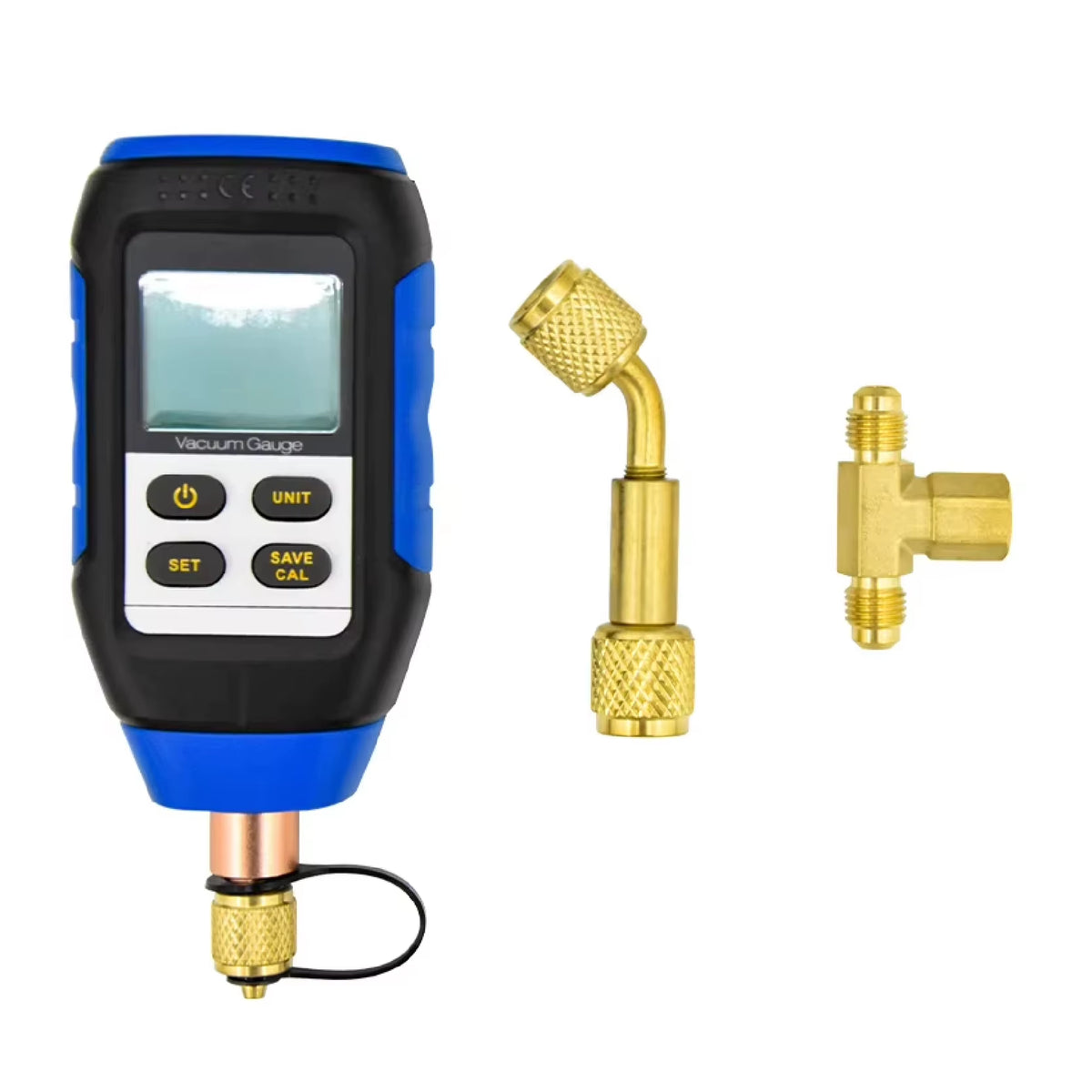 HVAC Digital Vacuum Gauge Micron Meter with 7/16-20 UNF Port – image 3