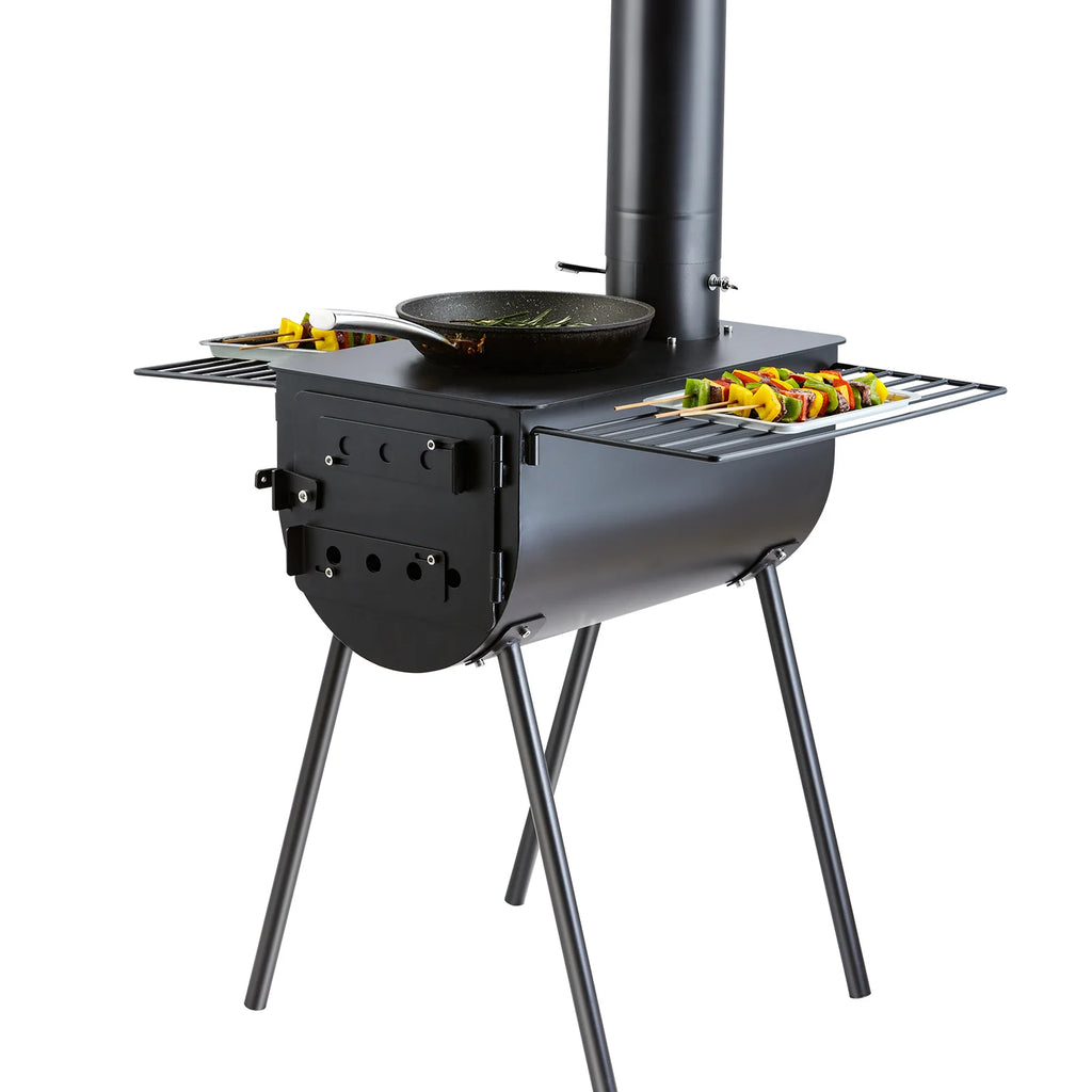 Hot Tent Wood Stove – Portable Camping Stove with 118 in Chimney – image 10