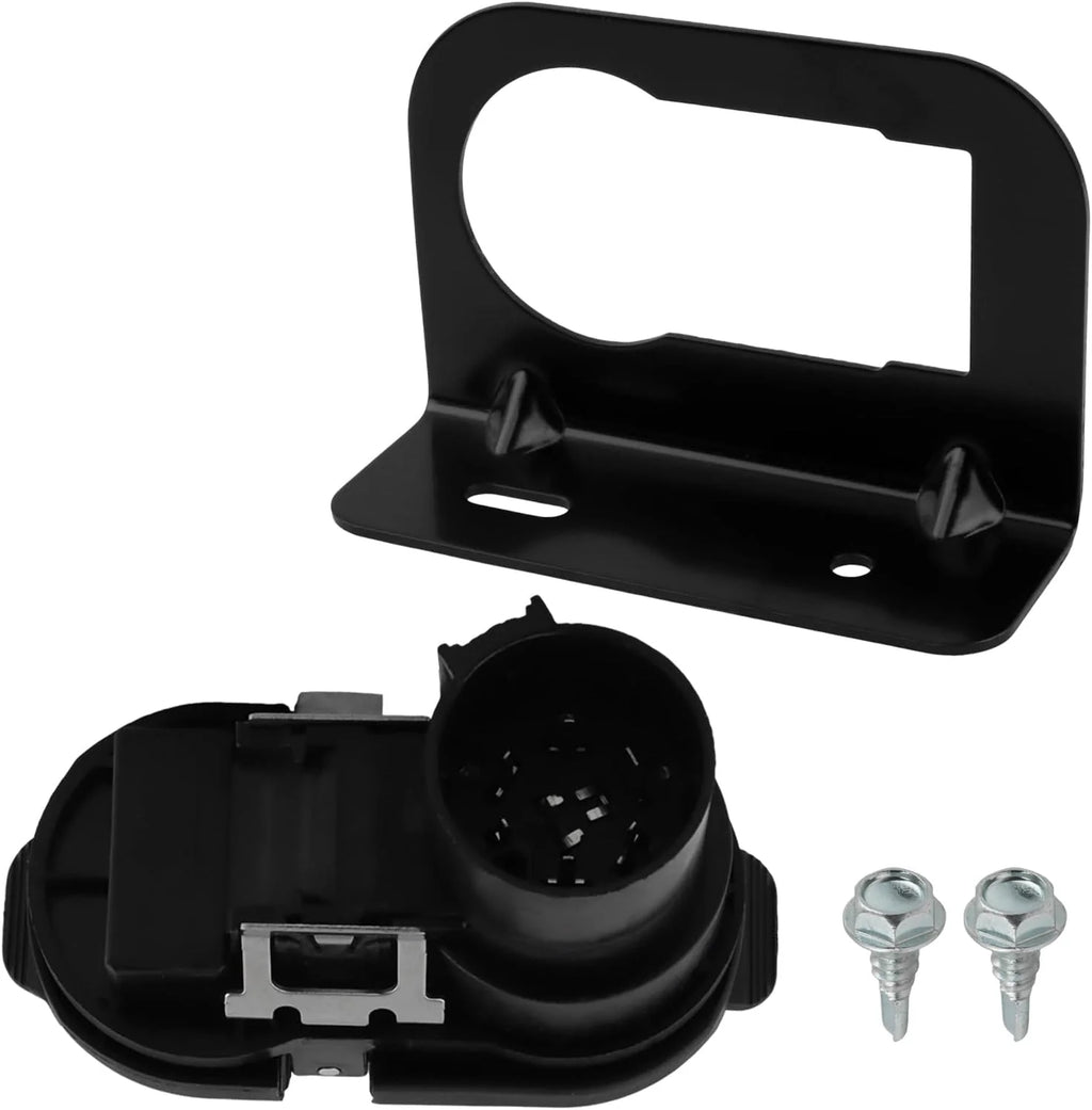 7-Way & 4-Pin Trailer Plug Kit with Mounting Bracket