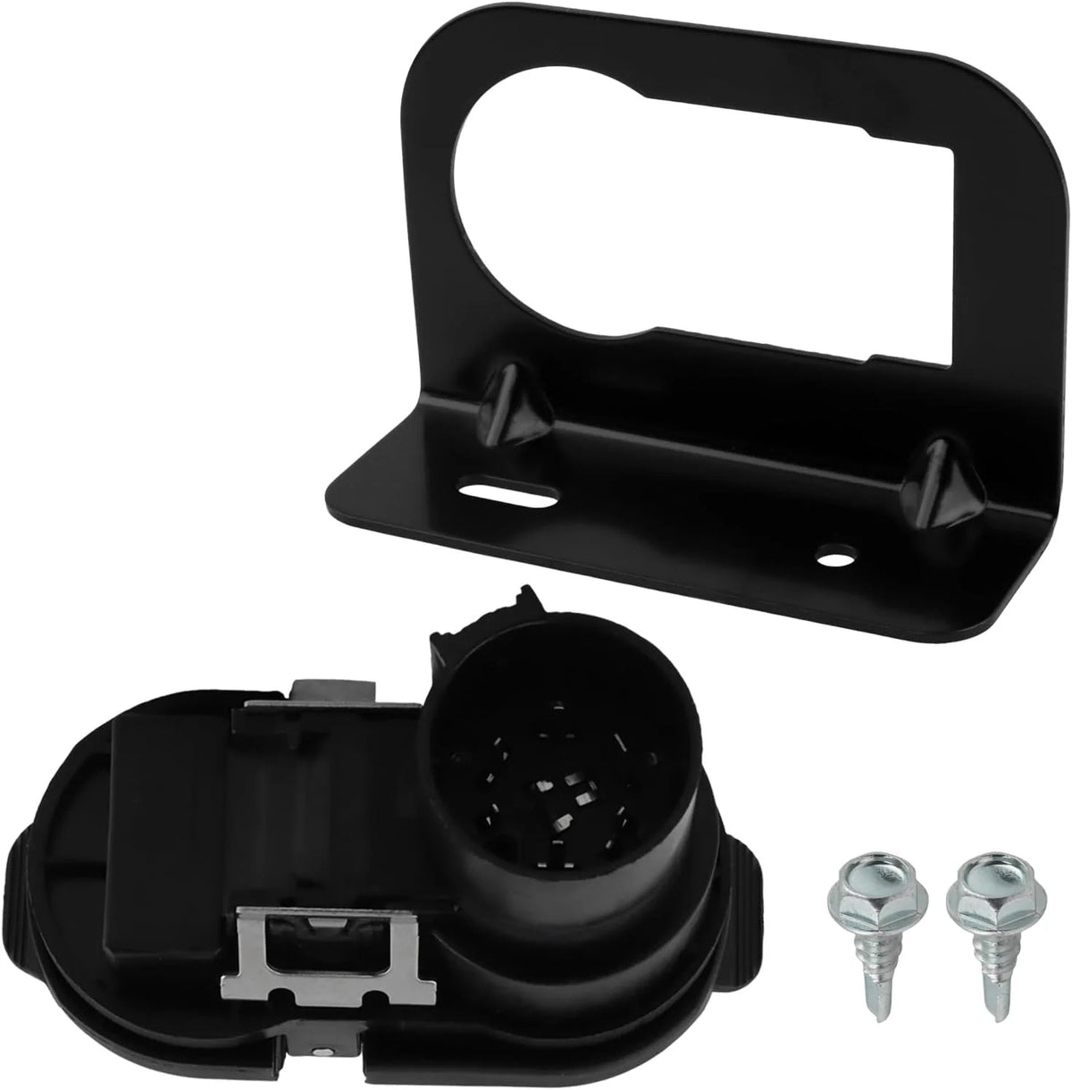 7-Way & 4-Pin Trailer Plug Kit with Mounting Bracket