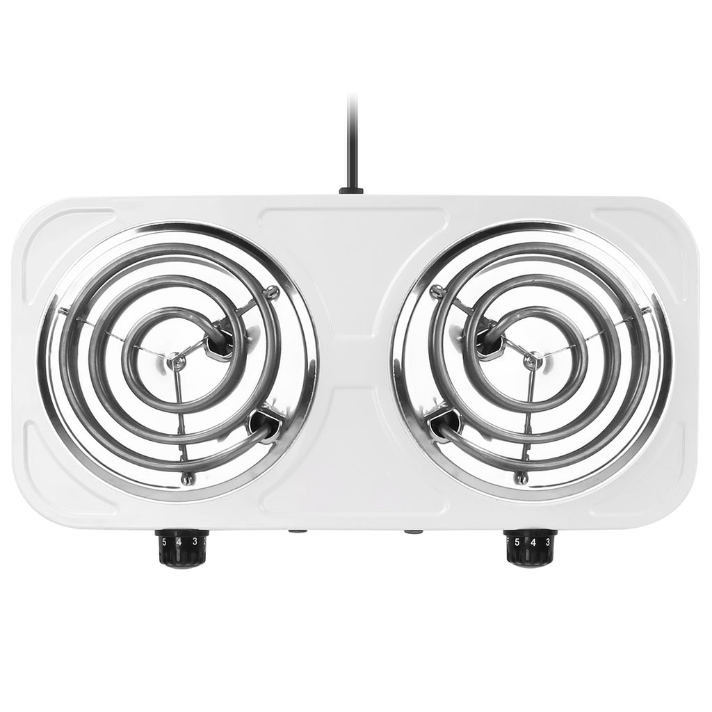 Electric Double Burner Hot Plate, 2000W Portable Countertop Stove – image 16