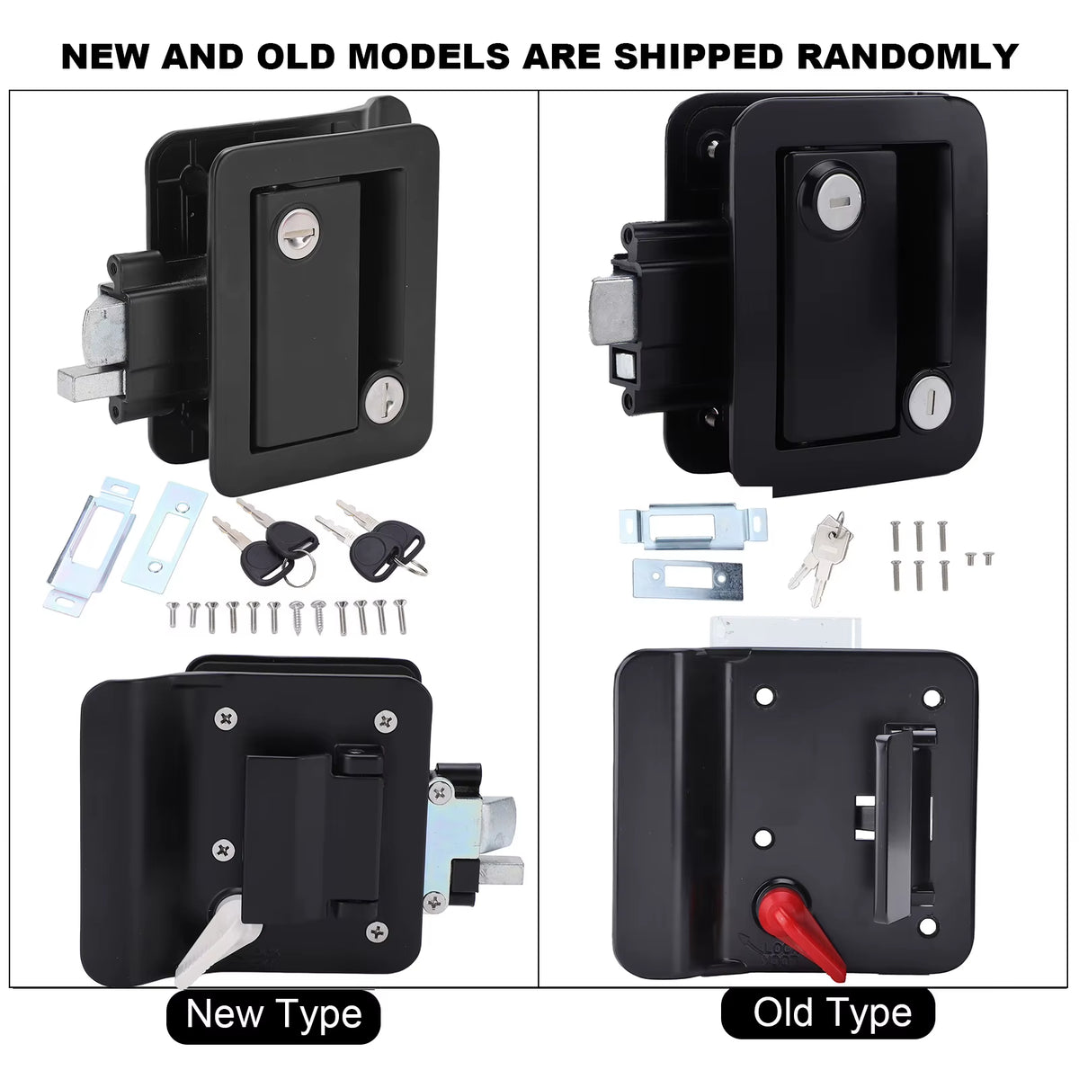 Trailer Door Latch Lock with Inside and Outside Handles – image 7