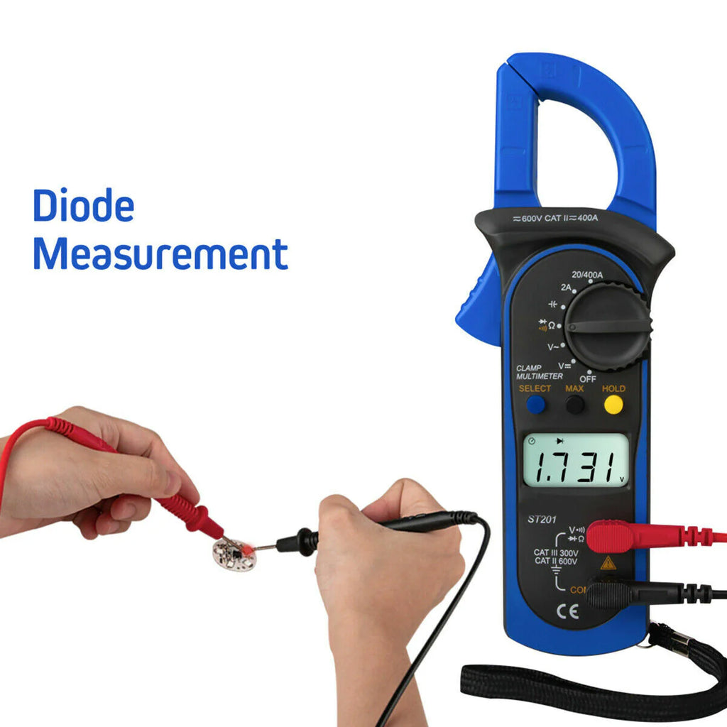 Digital Clamp Meter Multimeter, Auto Range AC/DC Electrical Tester
