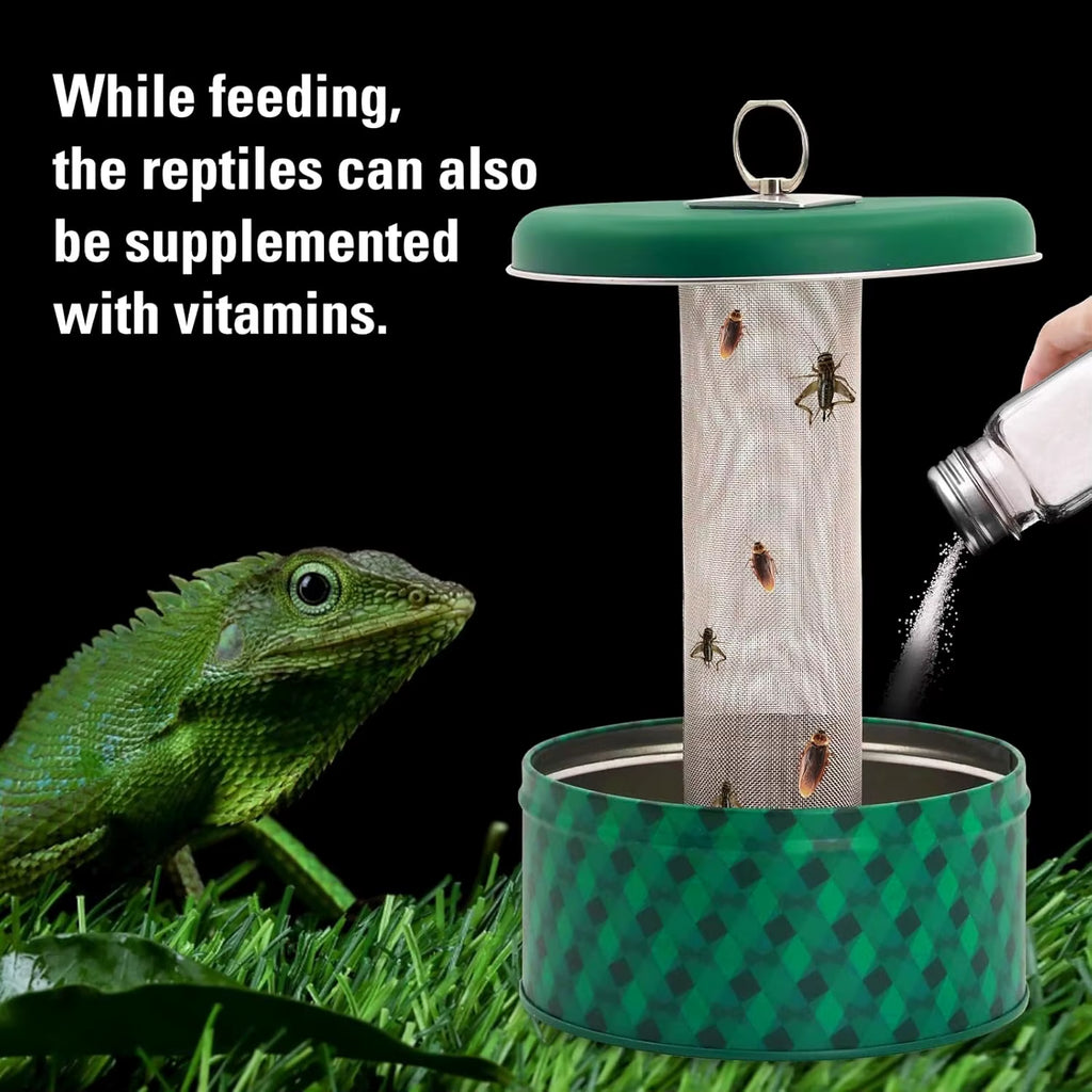 Hanging Reptile Bug Bowl Feeder for Chameleons and Bearded Dragons – image 5