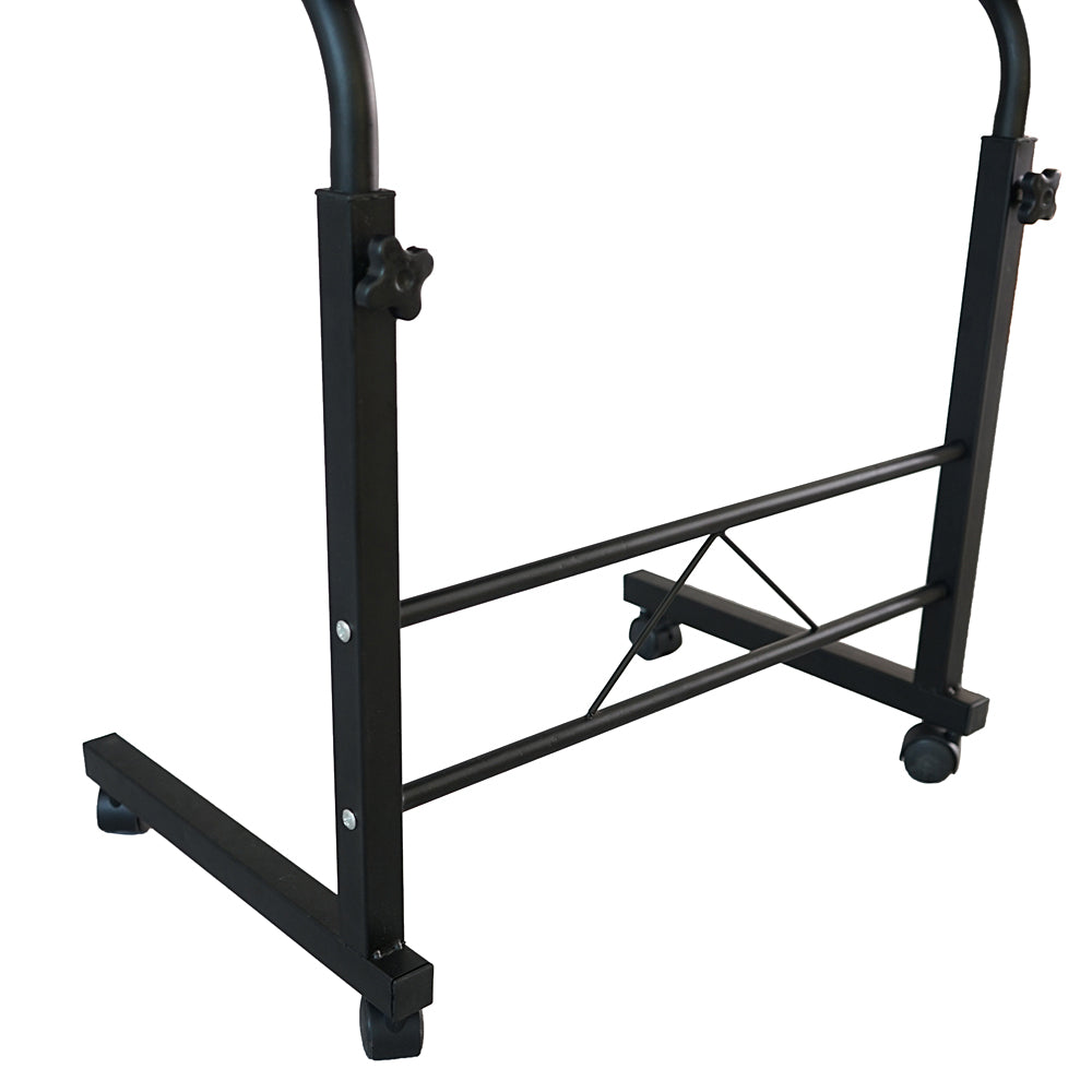 Rolling C-Shaped Laptop Table, Height Adjustable – image 11