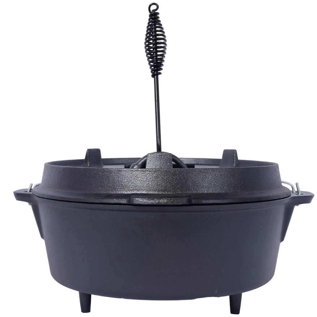 Campfire Cooking Pot Deep Camping Pot with Leg Stand – image 5