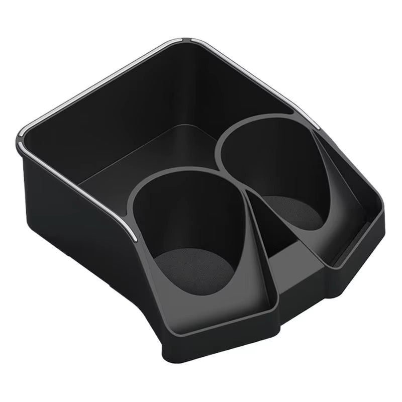 Car Console Organizer with Dual Cup Holders