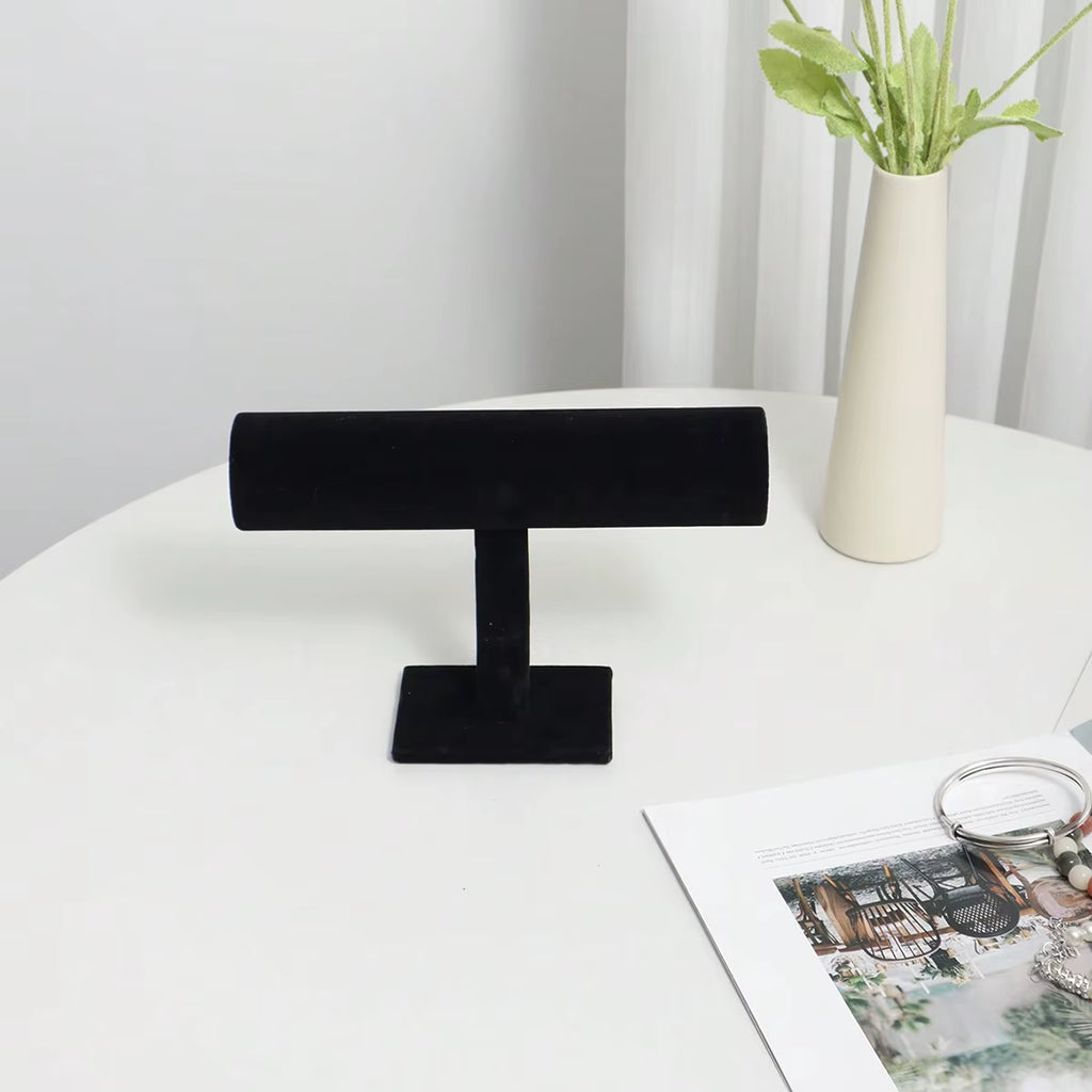 Velvet Bracelet Display Stand, 3-Tier Jewelry Holder Rack – image 7