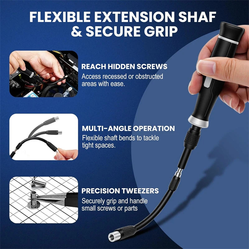Precision Screwdriver Set 152-in-1, Magnetic Electronics Repair Kit – image 5