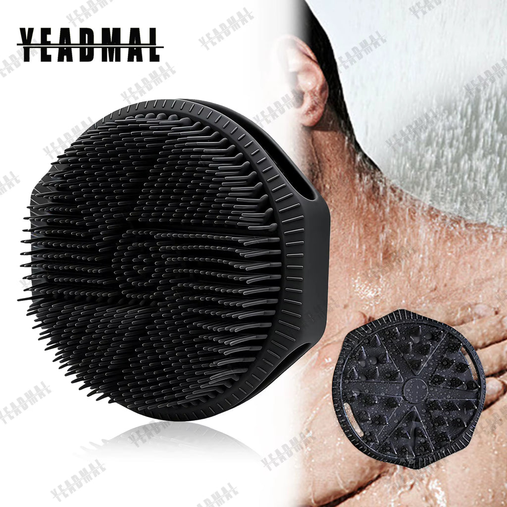 Silicone Body Scrubber, 2-in-1 Shower Brush and Scalp Massager – image 2