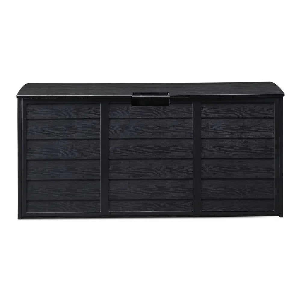 75 Gallon Deck Box with Lockable Lid and Wheels, Outdoor Storage