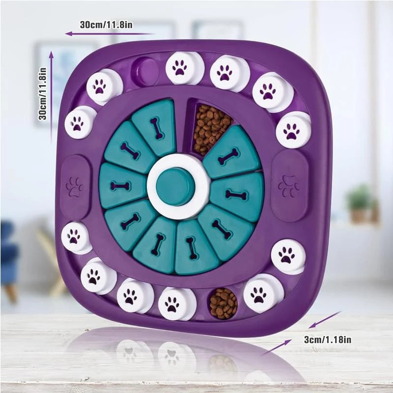 Dog Puzzle Toy – Interactive Slider Treat Puzzle – image 2