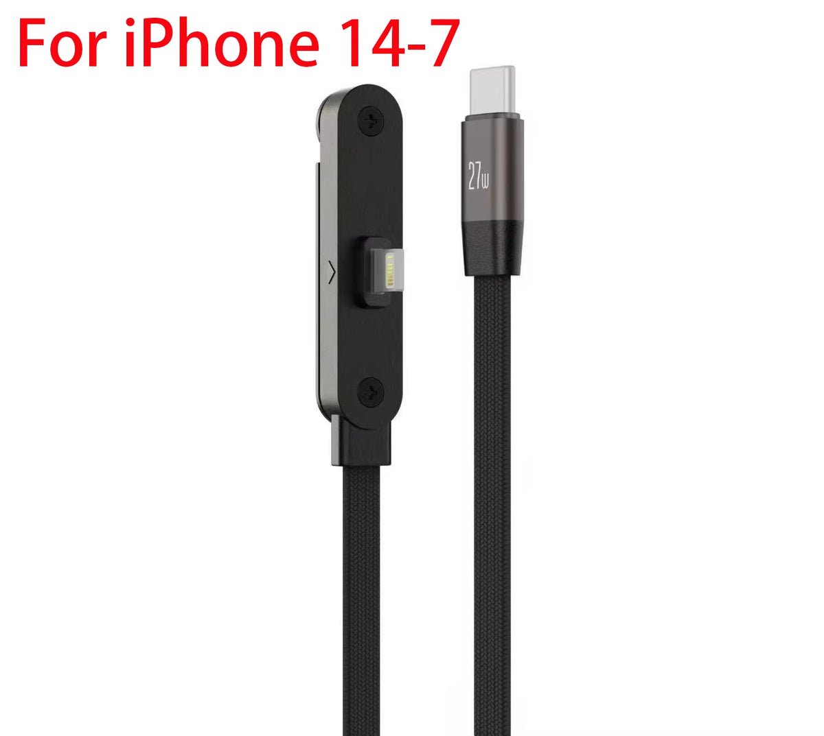 Right-Angle USB-C Charging Cable with Foldable Phone Stand – image 9