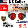 Car Air Horn, 12V Loud Electric Horn, 2-Pack