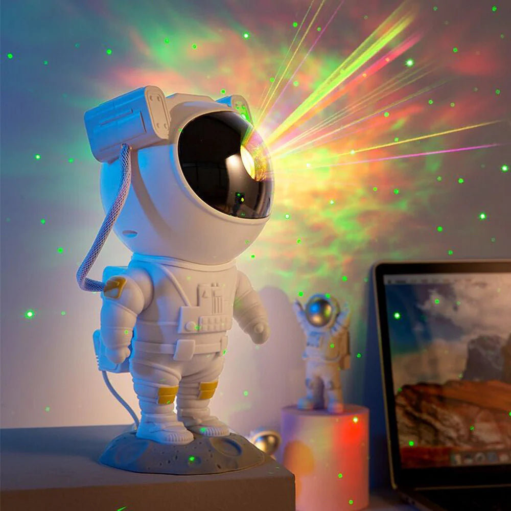 Astronaut Galaxy Projector Night Light with Remote