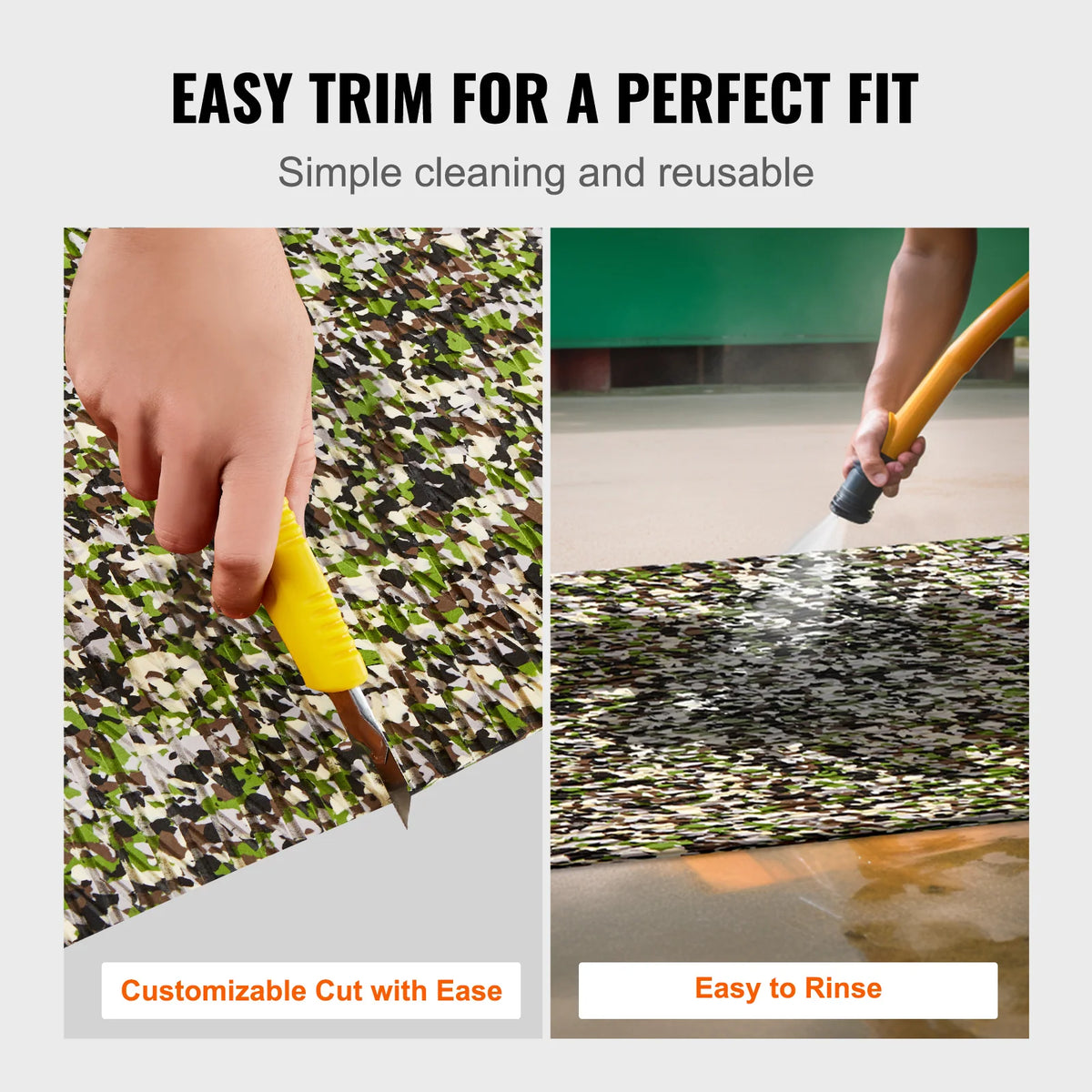 Non-Slip EVA Foam Boat Decking Sheets, Camo, 2 Rolls – image 5