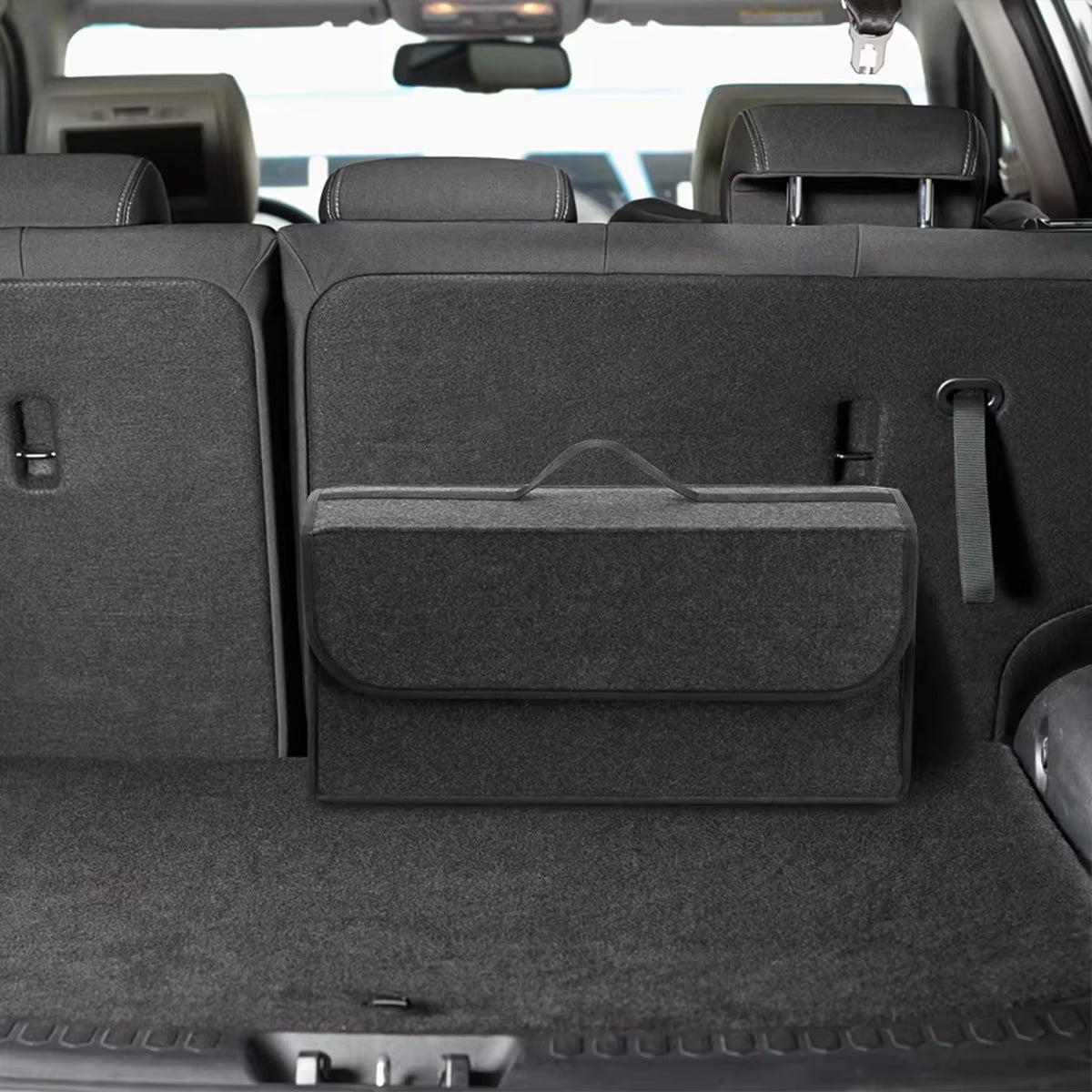 Felt Car Trunk Storage Box – Collapsible Organizer Bin – image 6