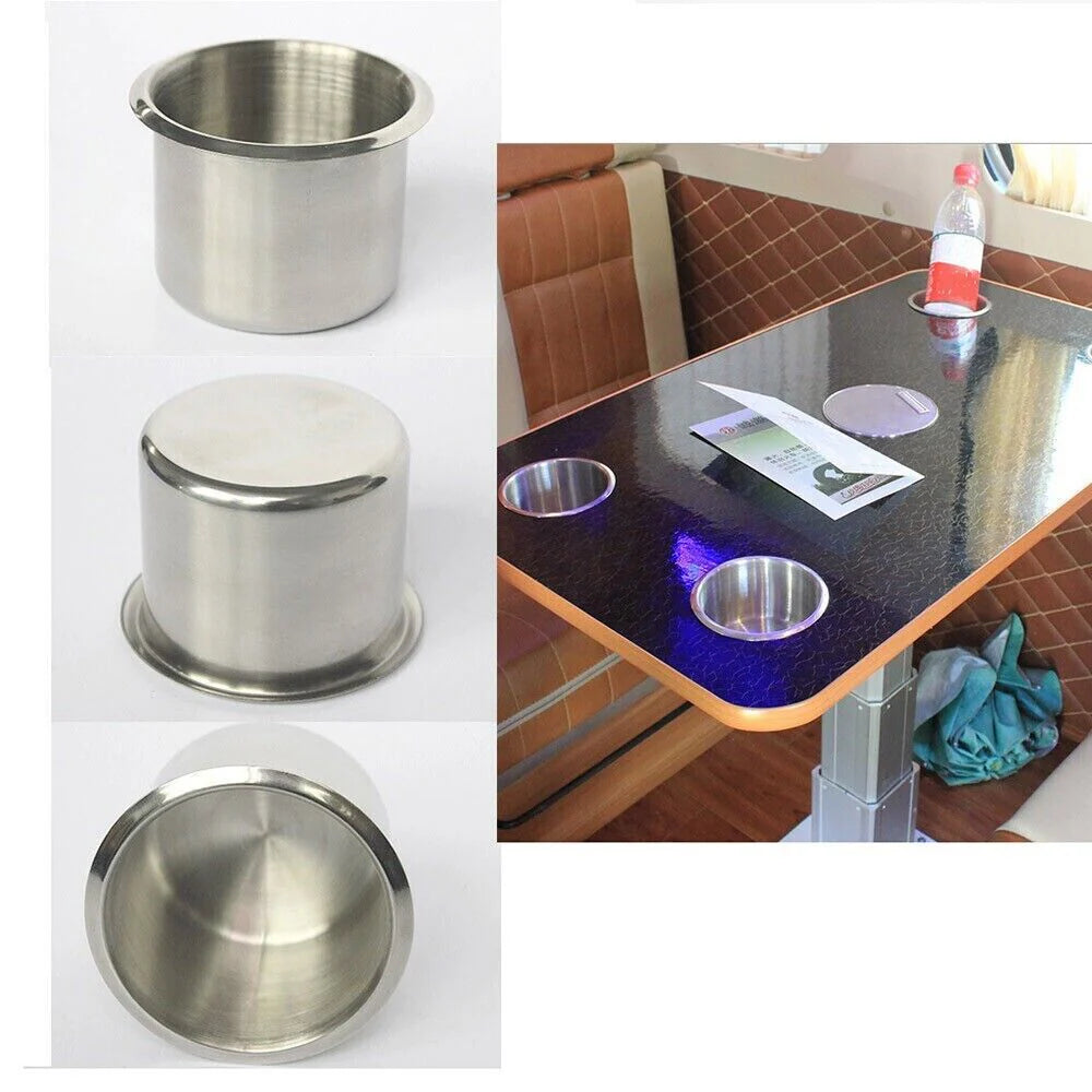 Stainless Steel Cup Holder for Boat, RV, Truck & Car – image 5