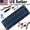 Solar Trickle Charger, 30W 12V Battery Maintainer Kit