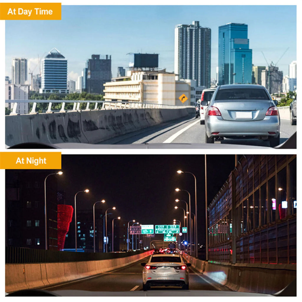 Dual-Lens Car Dash Cam 1080P, Front and Inside, G-Sensor