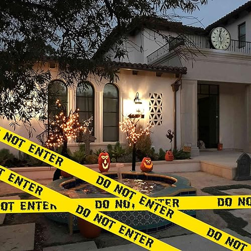 Halloween Caution Tape – 1.9 in x 82 ft Party Decoration Roll – image 6