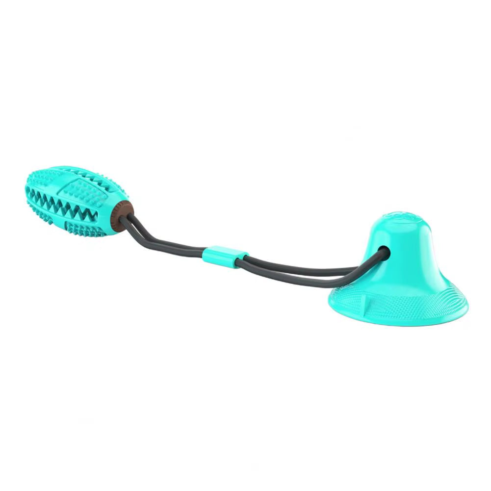 Suction Cup Dog Tug Toy - Chew Rope with Treat Ball
