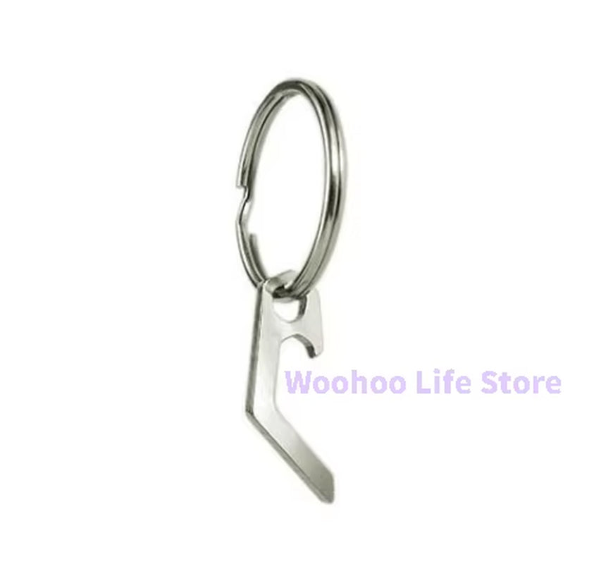 Keychain Bottle Opener with Flat Screwdriver, 2-Pack EDC Tool