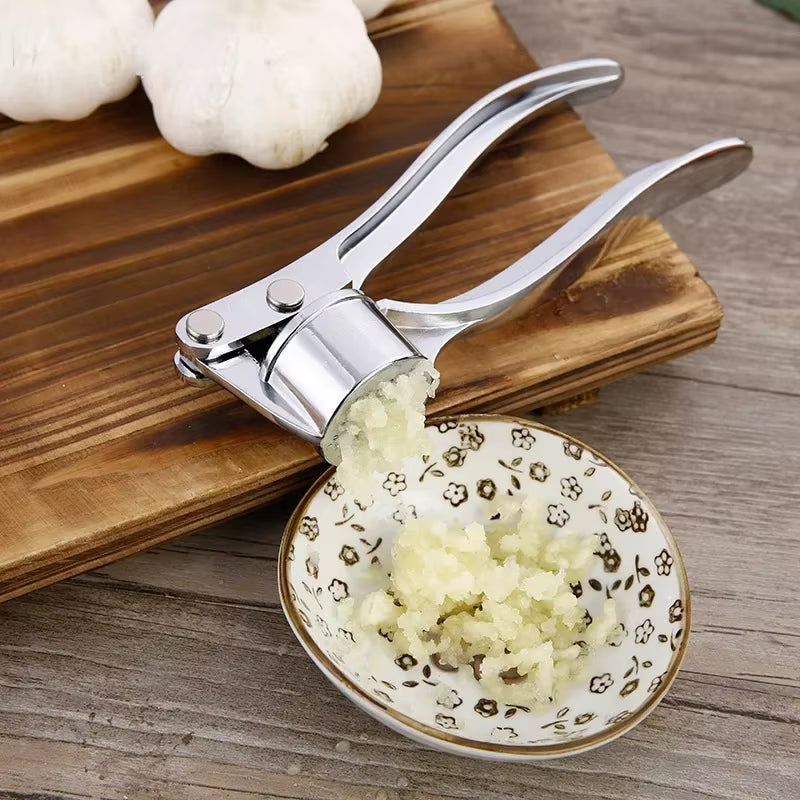Stainless Steel Garlic Press & Crusher – image 2