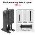 Reciprocating Saw Adapter Kit - Turn Your Drill into a Jigsaw for Wood, PVC & Metal