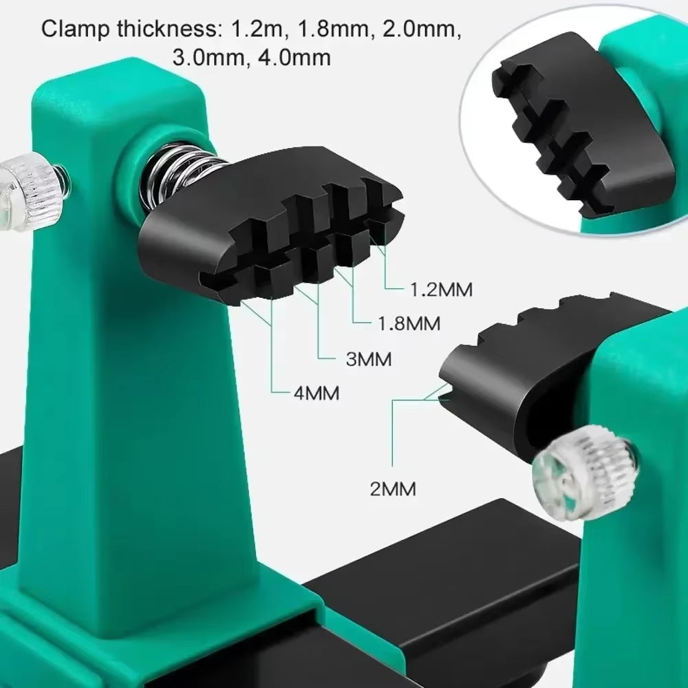 360° Rotating PCB Holder Jig, Adjustable Soldering Clamp Stand – image 5